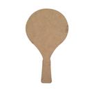 Raquete para Tênis de Mesa Recortado a Laser 24,5x13 Kit 50un Mdf Madeira