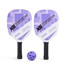 Raquete Pickleball Trend Kit 2 Peças Raquetes Leves Fibra Carbono e Vidro Esporte do Momento
