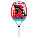 Raquete Shark On Court - unissex - vermelho e branco