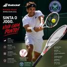 Raquete Tênis Babolat Evoke Team Wimbledon 102 Modelo 2026 Desempenho
