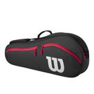 Raqueteira Advantage Wilson 3 Pack Unissex Cor Preta Raqueteira Advantage Wilson 3 Pack Unissex Cor Preta