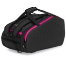 Raqueteira Shark De Beach Tennis Ultimate Preta e Pink Raqueteira Shark De Beach Tennis Ultimate Preta e Pink