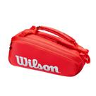 Raqueteira Wilson Super Tour 6 PK Vermelha 2025