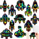 Raspadinhas Engrowtic Rocket 72 unidades com Stick & Ribbon Kids