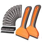 Raspador de lâmina de barbear de plástico NEWISHTOOL 10 cm com 20 lâminas, 2 peças Raspador de lâmina de barbear de plástico NEWISHTOOL 10 cm com 20 lâminas, 2 peças