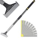 Raspador de piso Frebuta Long Handle com 10 lâminas e esponja