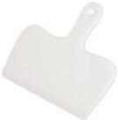 Raspador Espátula Plástica Para Chocolate Branca 20x19cm SOLRAC Raspador Espátula Plástica Para Chocolate Branca 20x19cm SOLRAC