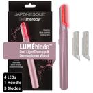 Raspador Facial Dermaplaning JAPONESQUE LuméBlade com Luz Vermelha