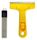 Raspador Plano Tintas Piso Vidro Cerâmica Com 3 Lâminas
