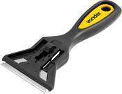 Raspador Plano Vonder Profissional + 20 Lâminas para Vidro de Box Adesivo Banheiro Tintas Azulejo