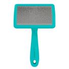 Rasqueadeira Curva Grande Azul Propetz Pet Cães Gatos Original