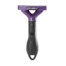 Rasqueadeira Furminator Roxa Média para Gatos de Pelo Longo