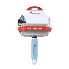 Rasqueadeira German Hart cabo em Gel Média Azul p/ cães