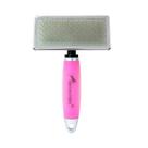 Rasqueadeira German Hart Gel Rosa para Cães e Gatos - Tamanho M