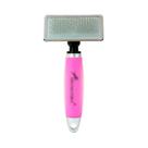 Rasqueadeira German Hart Gel Rosa para Cães e Gatos - Tamanho P