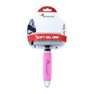 Rasqueadeira p cabo em gel rosa para cães e gatos germanhart