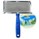 Rasqueadeira Pet Osso Patinha 14,5 cm N2 Azul - Savana Pet