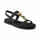 Rasteira Beira Rio Feminina Preta Design Minimalista Casual -