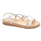 Rasteira Beira Rio Sandália Feminina Brilho Strass 8513.106