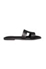Rasteira Cabedal Em H Preto Outshoes - Outlet Calce Leve Rasteira Cabedal Em H Preto Outshoes - Outlet Calce Leve