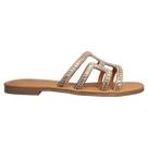 Rasteira Chinelo Feminino Via Marte Tiras Strass 308-004