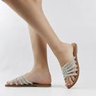 Rasteira Chinelo Tiras Brilho