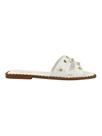 Rasteira Feminina Confortável H Spikes Moda Blogueira Leve Rasteira Feminina Confortável H Spikes Moda Blogueira Leve