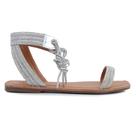 Rasteira Feminina Fenômena Cristal Prata - RC254D