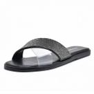 Rasteira Feminina Flat Brilho Via Marte 23-20408