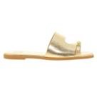Rasteira Feminina Moleca Bico Quadrado Pedra Original -