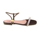 Rasteira Feminina Rasteirinha Calce Facil Flat Preta Strass Rasteira Feminina Rasteirinha Calce Facil Flat Preta Strass