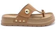 Rasteira Feminina Salto Flatform Pegada 234702