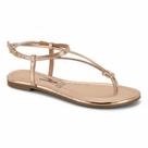 Rasteira Feminina Vizzano Ouro Rosado Nó Delicadeza - Rasteira Feminina Vizzano Ouro Rosado Nó Delicadeza -