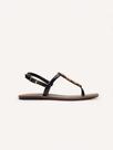 Rasteira Flat Maya - Preto Rasteira Flat Maya - Preto