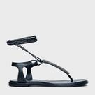 Rasteira Flat Simple Cristal Carrano 777018