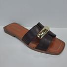 Rasteira Moda Feminina Bottero 38303 Couro - Marrom