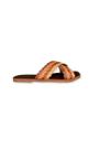 Rasteira Palha Cabedal Em X Marrom Outshoes - Outlet Calce Leve Rasteira Palha Cabedal Em X Marrom Outshoes - Outlet Calce Leve