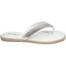 Rasteira Piccadilly Brilho - Feminina - Branco
