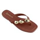 Rasteira Santinelli Casual - Feminino - Marrom - 36