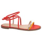 Rasteira Tabita 9692661 - Damasco Rasteira Tabita 9692661 - Damasco