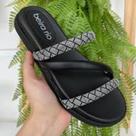 Rasteirinha Beira Rio Flat com Strass Feminina 8488108 Rasteirinha Beira Rio Flat com Strass Feminina 8488108