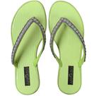 Rasteirinha de Dedo Amarelo Neon Beachwere com Detalhes em Perola nas Tirar - ARRASO