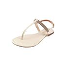 Rasteirinha Feminina Sandália Strass Fivela Conforto Casual