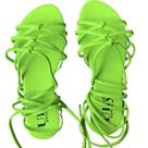 Rasteirinha Gladiador Amarelo Neon - ULLY Rasteirinha Gladiador Amarelo Neon - ULLY