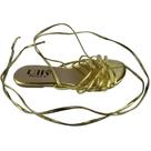 Rasteirinha Gladiador Dourado - ULLY