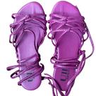 Rasteirinha Gladiador Roxo Metalizado - ULLY Rasteirinha Gladiador Roxo Metalizado - ULLY