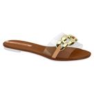 Rasteirinha Slide Feminina Casual Transparente com Fivela Moleca 5297.444 Rasteirinha Slide Feminina Casual Transparente com Fivela Moleca 5297.444