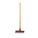 Rastelo 16 Dentes Aço Carbono Cabo Madeira Pra Limpeza 150cm Rastelo 16 Dentes Aço Carbono Cabo Madeira Pra Limpeza 150cm