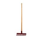 Rastelo 16 Dentes Aço Carbono Cabo Madeira Pra Limpeza 150cm