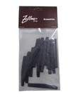 RASTILHO PLASTICO VIOLAO AÇO PRETO C/20 unid.